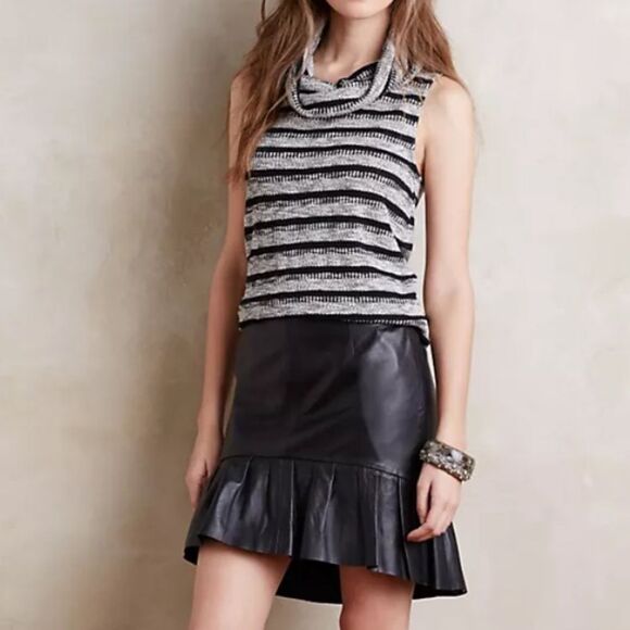 dolan Tops - Anthropologie Dolan Left Coast Cowl Neck Striped Charente Knit Tank in Size XS